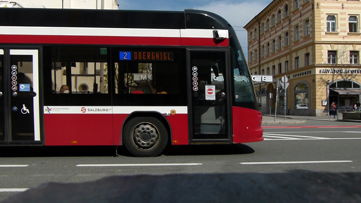 Linienverkehr in Salzburg - Obus