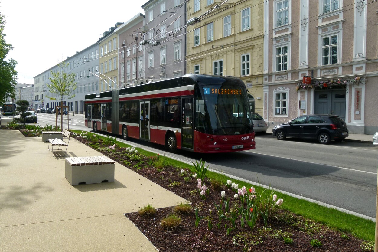 Linienverkehr in Salzburg - Obus