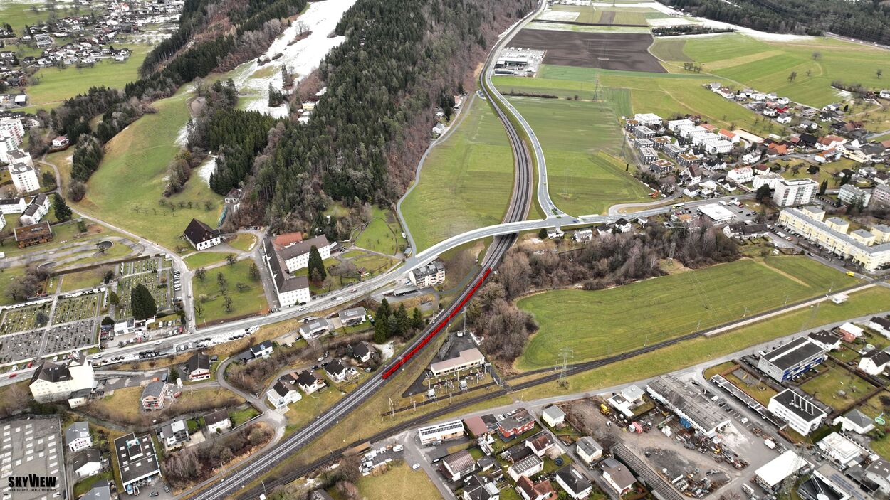 Projekt „zweigleisiger Ausbau - Bludenz-Klosterbogen“