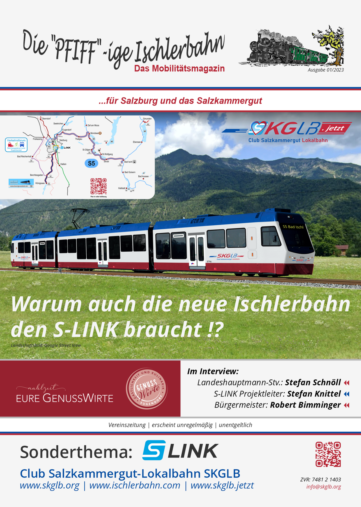 Die neue Ausgabe der "PFIFF"-igen Ischlerbahn"