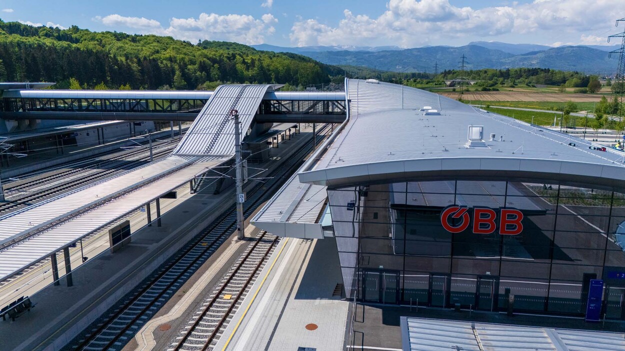 ÖBB präsentieren erstmals Bahnhof Weststeiermark