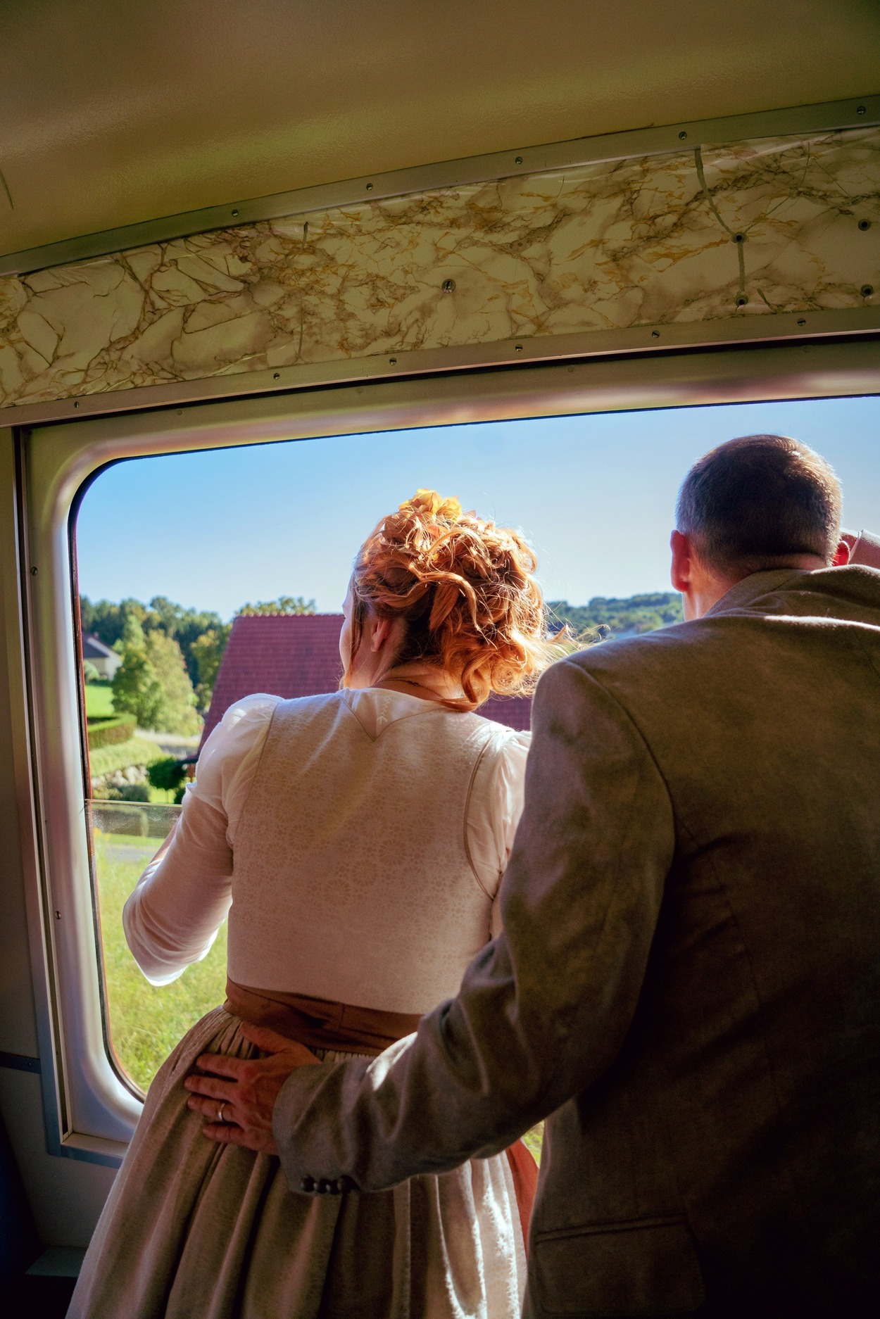 Hochzeitszug  -  Immer was los auf der Gleichenberger Bahn !